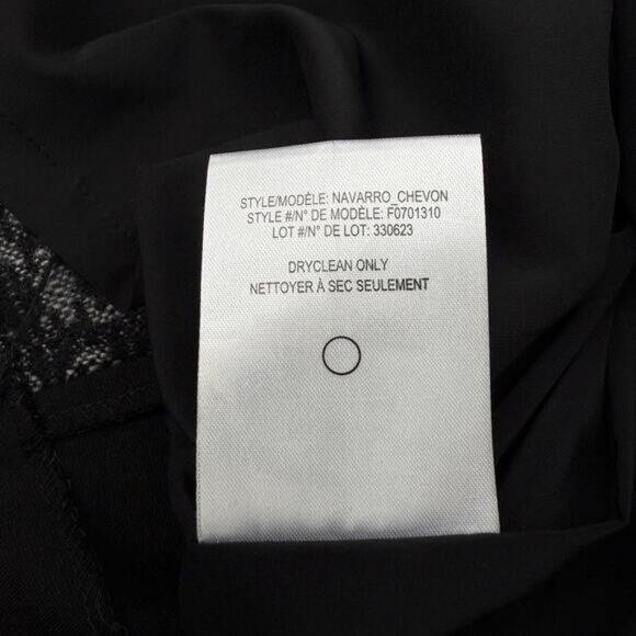 THEORY Navarro Chevron Wool Blend Pencil Skirt Size 6 - Picture 5 of 6